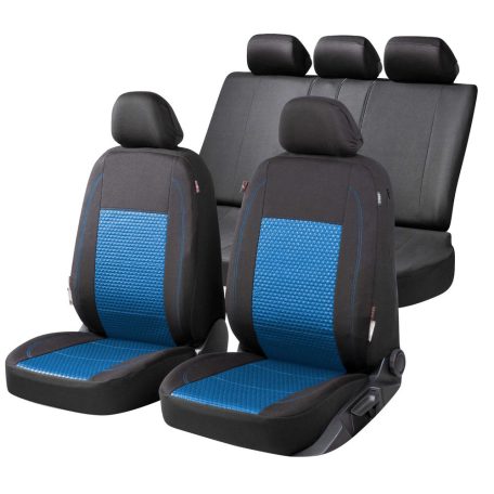 Üléshuzat garnitúra - AVIGNON - fekete-kék - WALSER