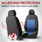 Üléshuzat garnitúra - AVIGNON - fekete-kék - WALSER