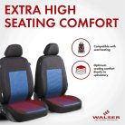 Üléshuzat garnitúra - AVIGNON - fekete-kék - WALSER