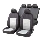 Üléshuzat garnitúra - AVIGNON - fekete-ezüst - WALSER