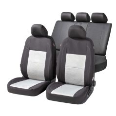 Üléshuzat garnitúra - AVIGNON - fekete-ezüst - WALSER
