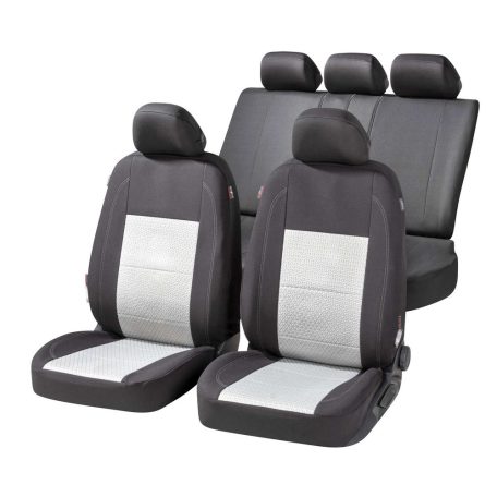 Üléshuzat garnitúra - AVIGNON - fekete-ezüst - WALSER
