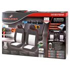 Üléshuzat garnitúra - AVIGNON - fekete-ezüst - WALSER