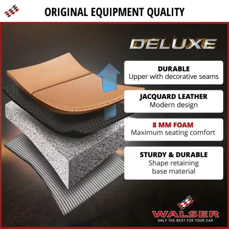 Üléshuzat 2 első ülésre - PREMIUM HAMPTON - WALSER