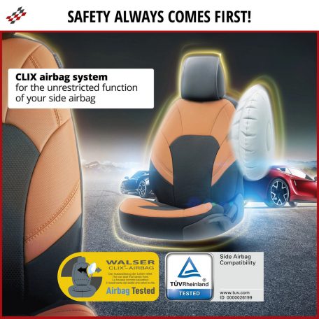 Üléshuzat 2 első ülésre - PREMIUM HAMPTON - WALSER