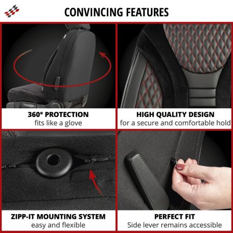 Üléshuzat 2 első ülésre - PREMIUM BALMORAL - WALSER