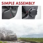 Ülésvédő huzat első ülésre Outdoor Sports - fekete-piros - WALSER