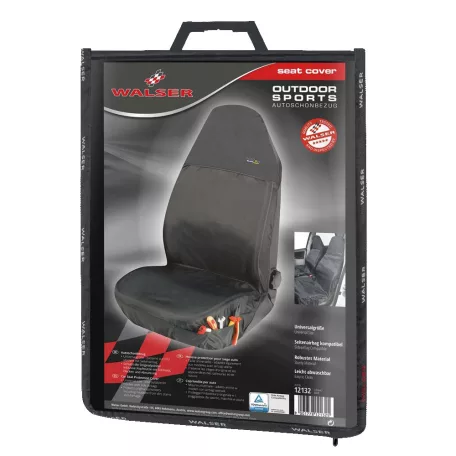 Ülésvédő huzat első ülésre Outdoor Sports - fekete-kék - WALSER