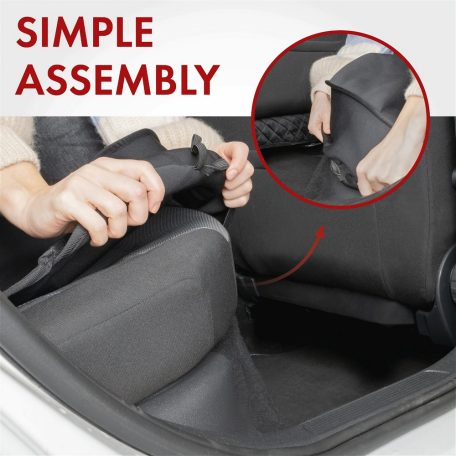 Üléshuzat - NEOPRENE - fekete - hátsó ülésre - WALSER