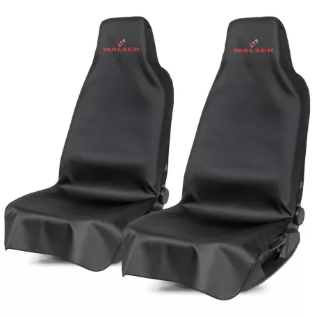 Ülésvédő huzat első ülésre 2 db PROTECTOR - fekete - WALSER