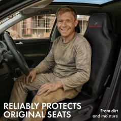   Ülésvédő huzat első ülésre 2 db PROTECTOR - fekete - WALSER