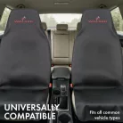 Ülésvédő huzat első ülésre 2 db PROTECTOR - fekete - WALSER