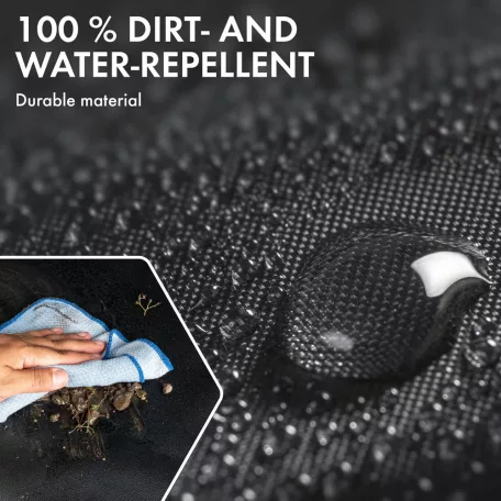 Ülésvédő huzat első ülésre 2 db PROTECTOR - fekete - WALSER