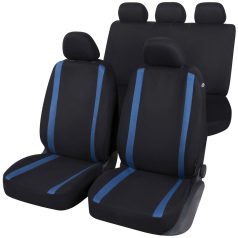 Üléshuzat garnitúra - JETTE - fekete-kék - WALSER