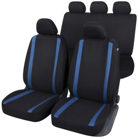 Üléshuzat garnitúra - JETTE - fekete-kék - WALSER