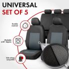 Üléshuzat garnitúra - SANDRAY - fekete-szürke - WALSER