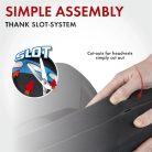 Üléshuzat garnitúra - SANDRAY - fekete-kék - WALSER