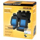 Üléshuzat garnitúra - SANDRAY - fekete-kék - WALSER