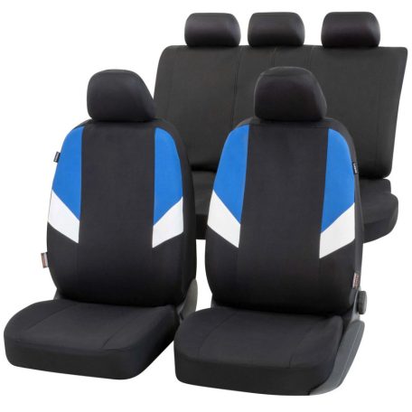 Üléshuzat garnitúra - CALA - fekete-kék - WALSER