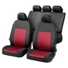 Üléshuzat garnitúra - BELMONT - fekete-bordó - WALSER
