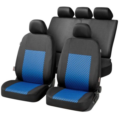 Üléshuzat garnitúra - ARRAN - fekete-kék - WALSER