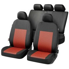 Üléshuzat garnitúra - ARRAN - fekete-piros - WALSER