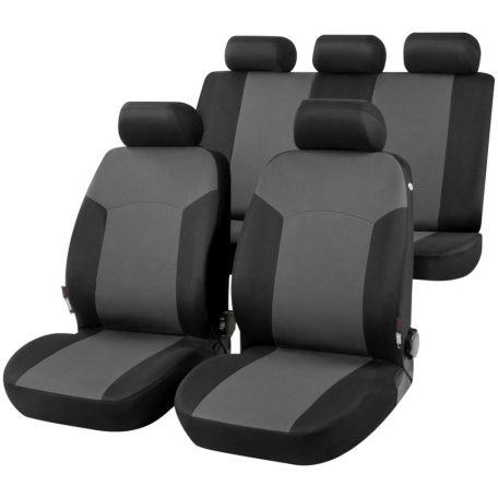 Üléshuzat garnitúra - PORTLAND - fekete-szürke - WALSER