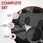 Üléshuzat garnitúra - PORTLAND - fekete-szürke - WALSER