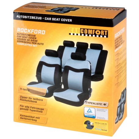 Üléshuzat garnitúra - ROCKFORD - fekete-szürke - WALSER