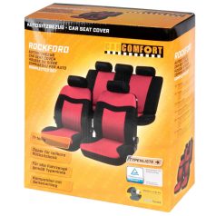 Üléshuzat garnitúra - ROCKFORD - fekete-piros - WALSER