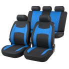 Üléshuzat garnitúra - FAIRMONT - fekete-kék - WALSER