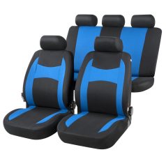 Üléshuzat garnitúra - FAIRMONT - fekete-kék - WALSER
