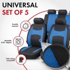 Üléshuzat garnitúra - FAIRMONT - fekete-kék - WALSER