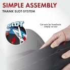 Üléshuzat garnitúra - FAIRMONT - fekete-kék - WALSER