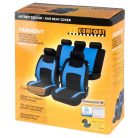 Üléshuzat garnitúra - FAIRMONT - fekete-kék - WALSER