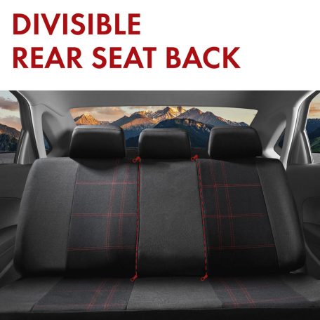 Üléshuzat garnitúra - NASHVILLE - fekete - WALSER