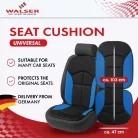 Ülésvédő NOVARA - kék-fekete - WALSER