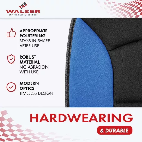 Ülésvédő NOVARA - kék-fekete - WALSER