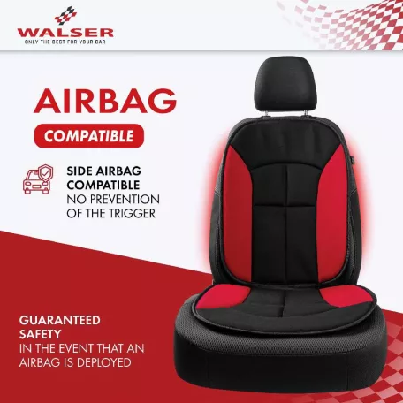 Ülésvédő NOVARA - piros-fekete - WALSER