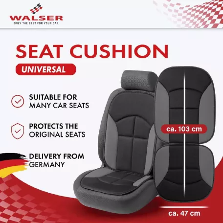 Ülésvédő NOVARA - szürke-fekete - WALSER