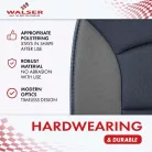 Ülésvédő NOVARA - szürke-fekete - WALSER