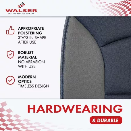 Ülésvédő NOVARA - szürke-fekete - WALSER