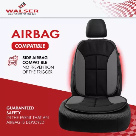 Ülésvédő NOVARA - szürke-fekete - WALSER