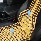 Ülésvédő fagolyós barna-bézs - WALSER