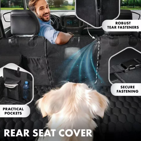 Üléstakaró hátsó ülésre kutyaszállításhoz ROCKY 155x204 cm - WALSER