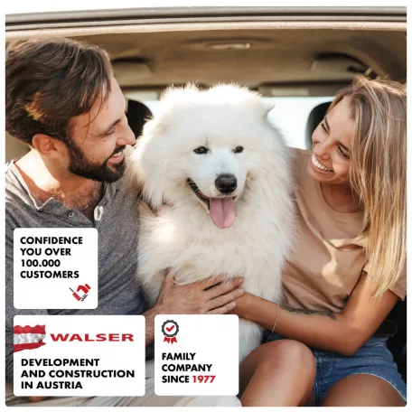 Üléstakaró hátsó ülésre kutyaszállításhoz ROCKY 155x204 cm - WALSER