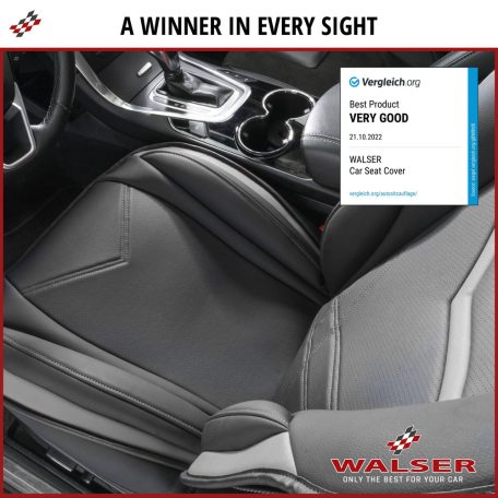 Ülésvédő ECO bőr REY - fekete - WALSER