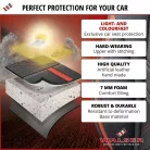 Ülésvédő ECO bőr REY - fekete-kék - WALSER