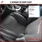 Ülésvédő ECO bőr REY - fekete-kék - WALSER