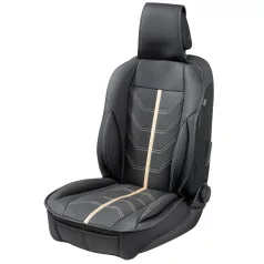 Ülésvédő ECO bőr KIMI - fekete-arany - WALSER